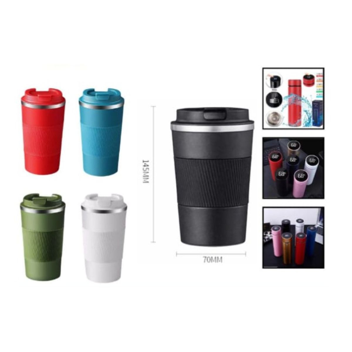 GENERICO - Termo Para Agua Caliente  380 Ml 145 mm