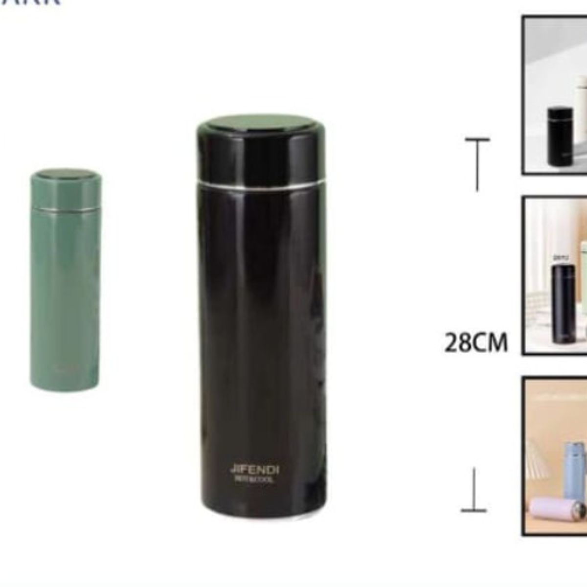 GENERICO - Termo Para Agua Caliente 350 Ml 28 Cm