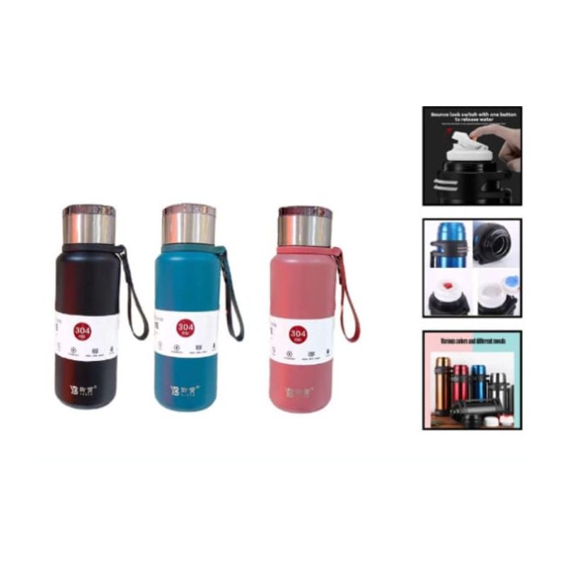 GENERICO - Termo Para Agua Caliente 800 Ml 28 Cm
