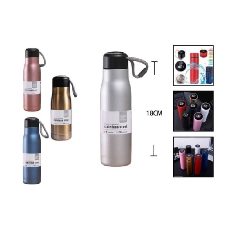 GENERICO - Termo Para Agua Caliente 500 Ml 18 Cm
