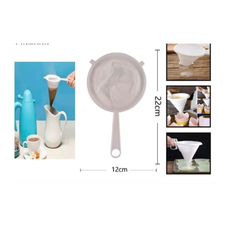 GENERICO - Colador Tamizador De Cocina Plastico 22 Cm X 12 Cm