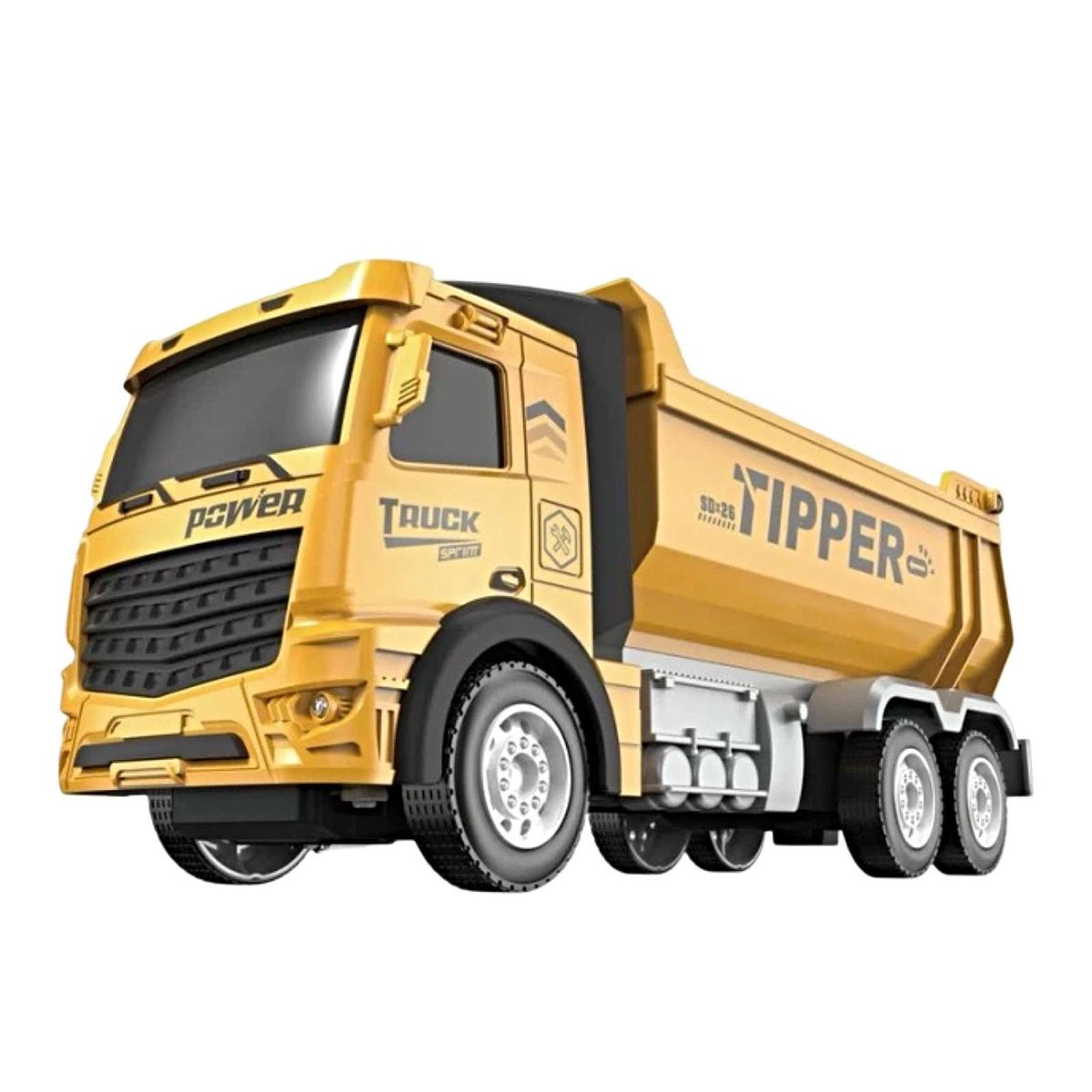 GENERICO - Volqueta Recargable con Control Remoto amarillo