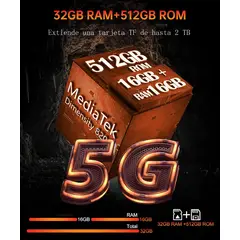 UNIHERTZ - 8849 Tank 3 Pro 5G celular 32GB+512GB 23800mAh 200MP Smartphone