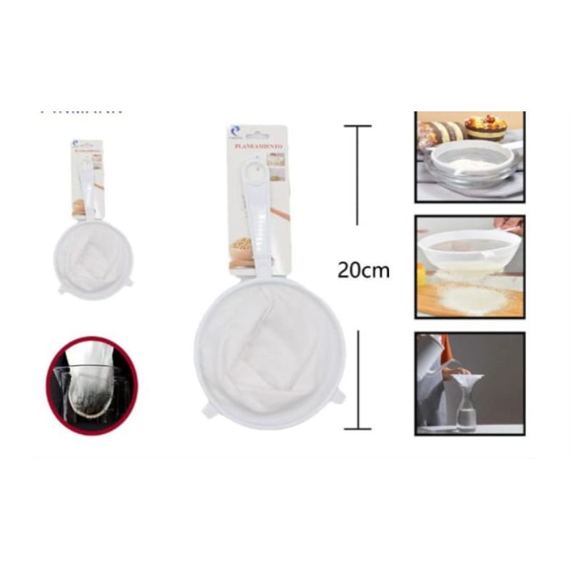 GENERICO - Colador Tamizador De Cocina Plastico 20 Cm