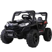 Auto Electrico Infantil Jeep Negro