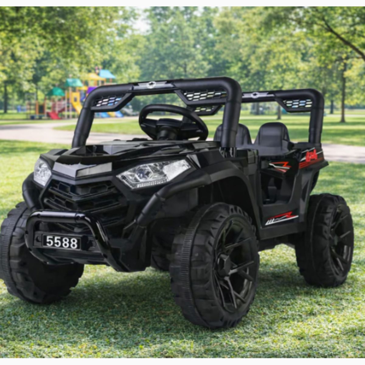 TOYUN TOYUN - Auto Electrico Infantil Jeep Negro