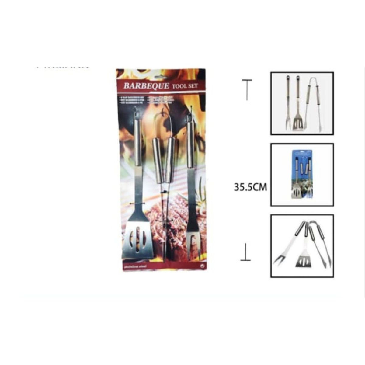 GENERICO - Juego De 3 Piezas Para Barbacoa