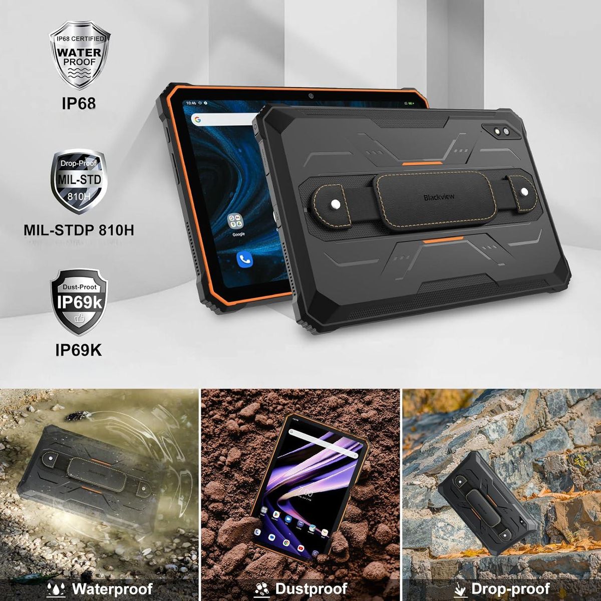 BLACKVIEW - Blackview Active 8 Pro Tableta 22000mAh 16GB+256GB 48MP
