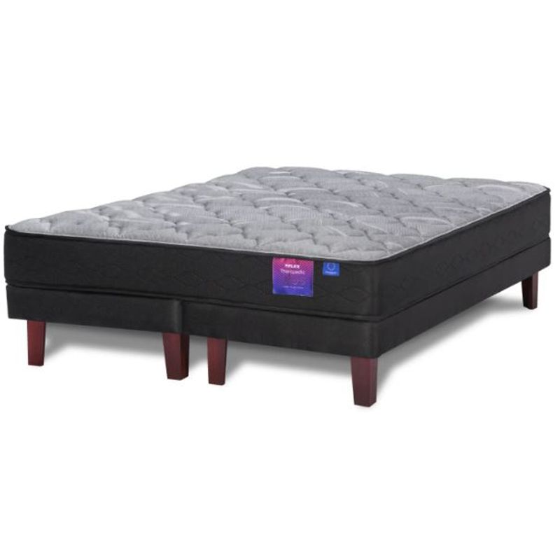 FLEX - Cama Europea Therapedic Plus 2 Plazas X 2.00Mt Base Dividida Flex