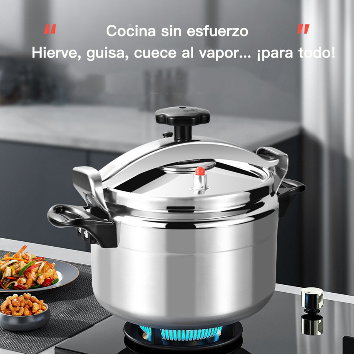 GENERICO - Olla Express Profesional 5L Multi-función-Anti-explosiónPara Gas  Ollas a Presión