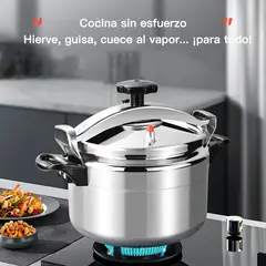 GENERICO - Olla Express Profesional 5L Multi-función-Anti-explosiónPara Gas