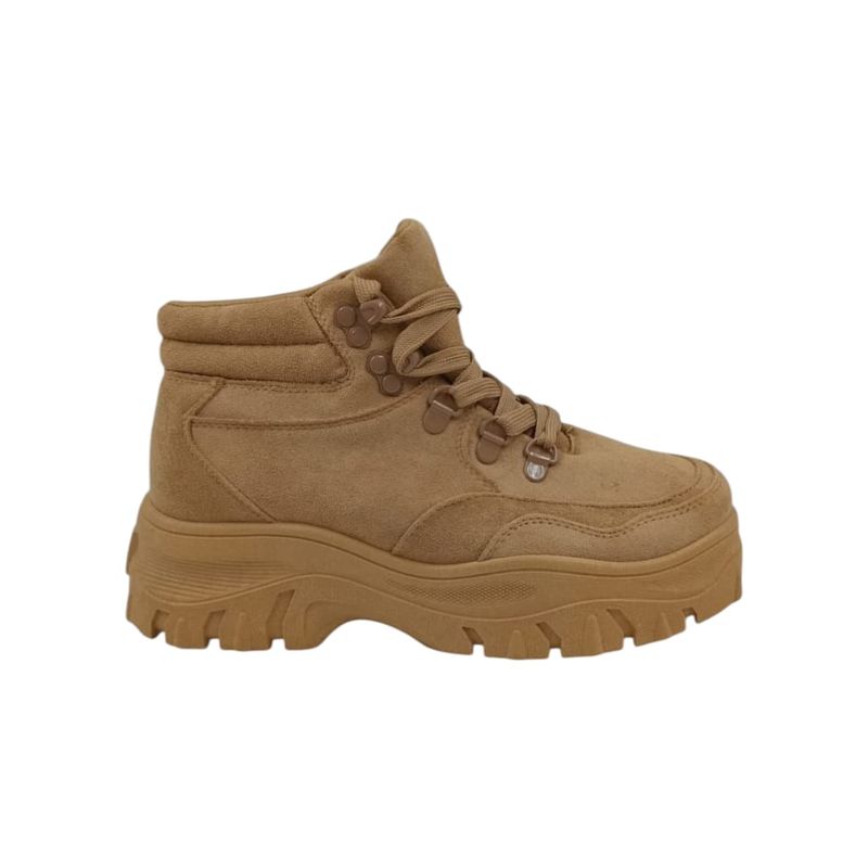 HERIEL - Zapatilla Khaki Plataforma Mujer