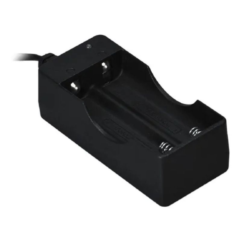 GENERICO - Cargador Inteligente Baterias Recargables 18650 Cable Echufe