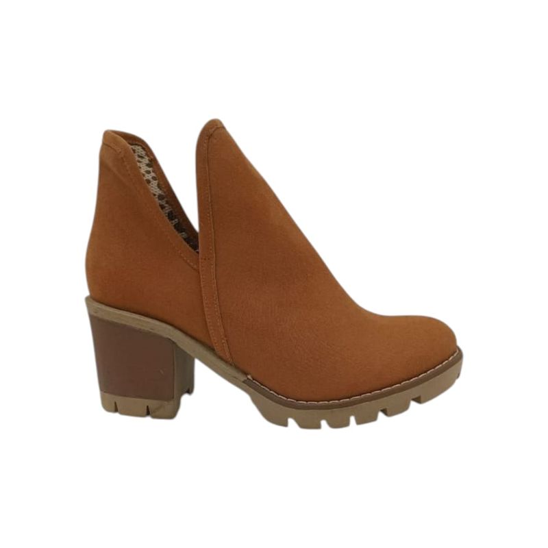 HERIEL - Botín Camel Taco Mujer