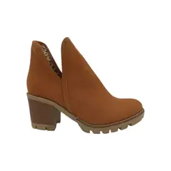 HERIEL - Botín Camel Taco Mujer