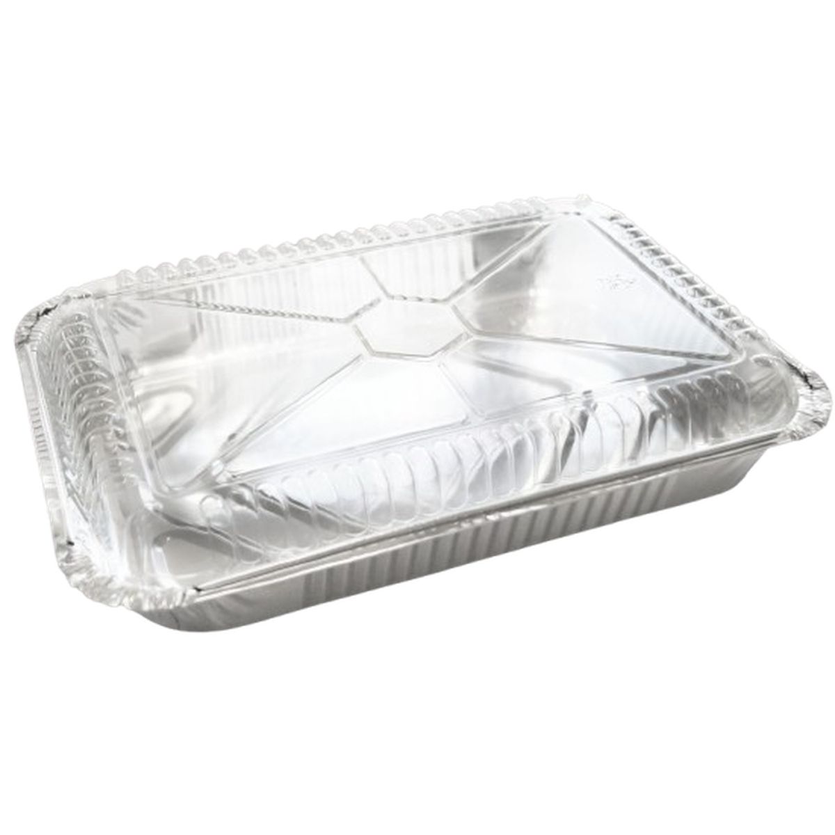 GENERICO - Pack 5 Envase Aluminio C-40 con Tapa Transparente