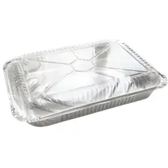GENERICO - Pack 5 Envase Aluminio C-40 con Tapa Transparente