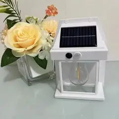 LISM - Pack 2 Farol Solar De Pared Sensor Movimiento Luz Cálida