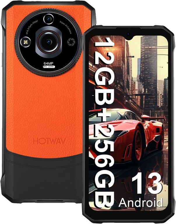 HOTWAV T7 PRO Celular 12GB+256GB 6280mAh NFC GPS Smartphone