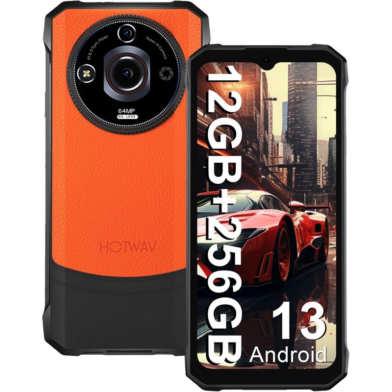 DOOGEE - HOTWAV T7 PRO Celular 12GB+256GB 6280mAh NFC GPS Smartphone
