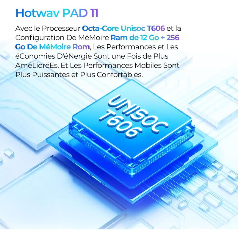DOOGEE - HOTWAV Pad 11 Tableta 12GB+256GB 11 Pulgadas Doble SIM Widevine L1