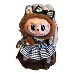 VERCI - Labubu Macaron Monsters Con Ropa Para Muñecos