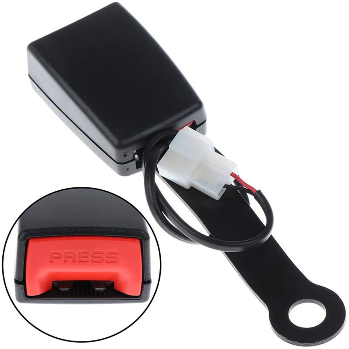 GENERICO - 173MM coche cinturón de seguridad snap