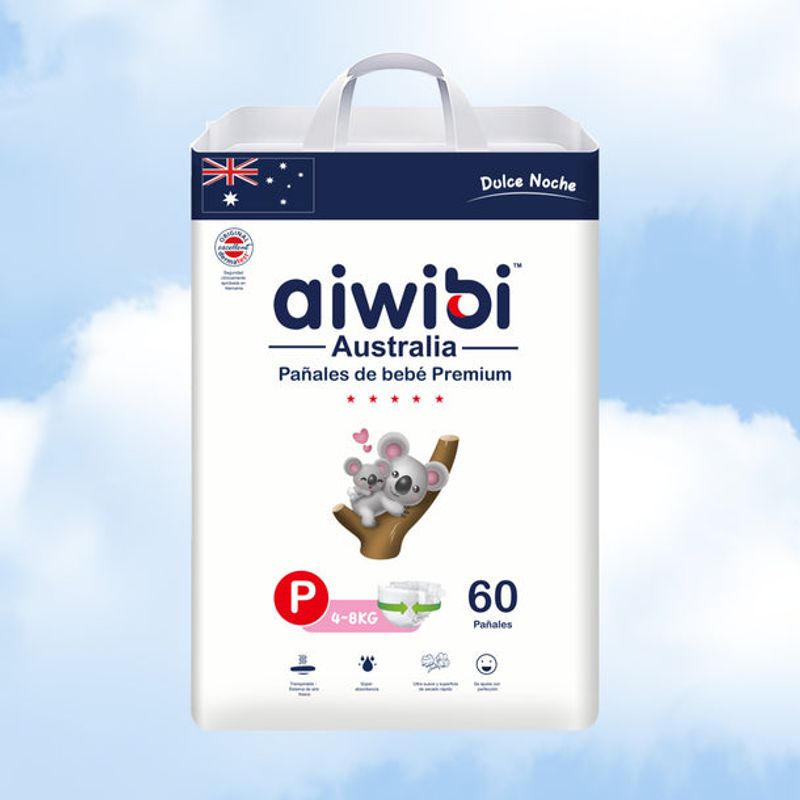 AIWIBI - PAÑAL AIWIBI DULCE NOCHE P X60 Un Talla P