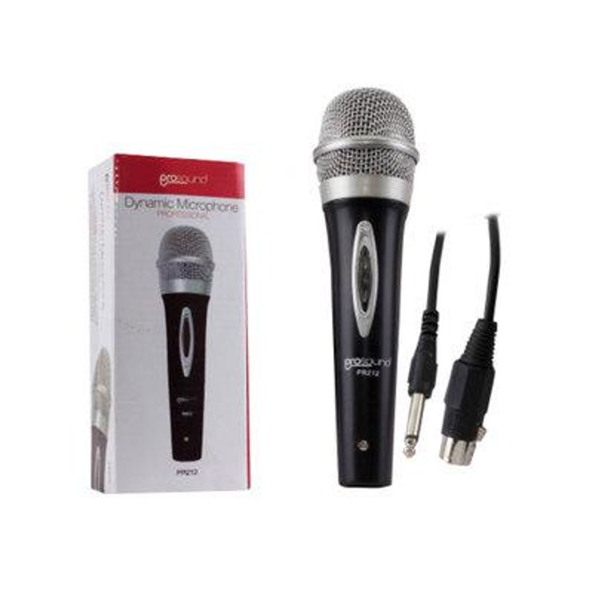 PROSOUND - Micrófono Cable Unidireccional - Negro