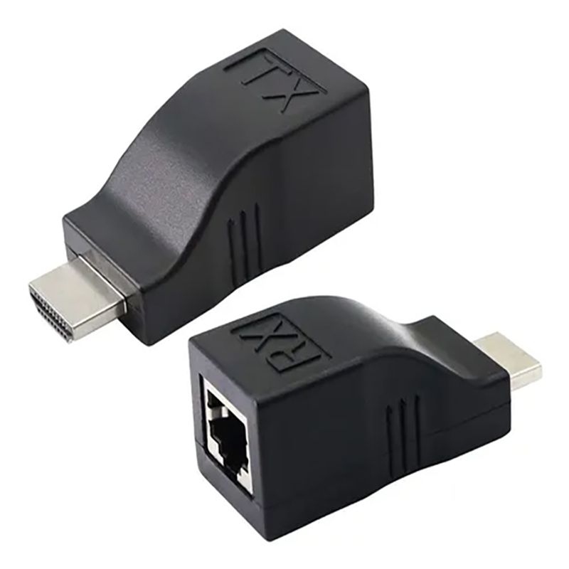 EON - Extensor Extension Repetidor Hdmi Rj45 Lan 1080p Cat 5e6