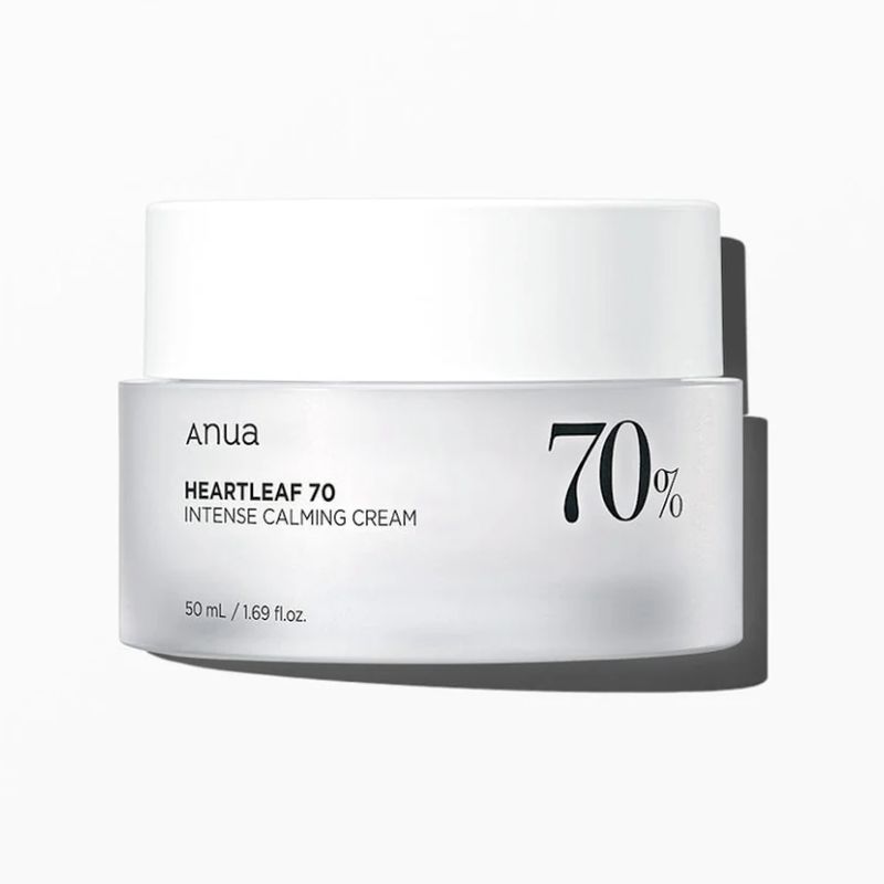 ANUA - Heartleaf 70% Intense Crema Calmante Cosmética Coreana 50ml