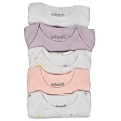 INFANTI - Quintupack Body Niña Algodón