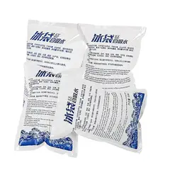 GENERICO - Pack 4 Bolsas Hielo Seco Reutilizable Refrigerar Conservar