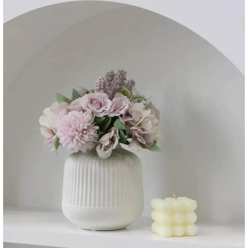 HOMEY - Florero De Ceramica decoracion nordica para oficina living o eventos