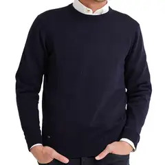 TRIAL - Sweater Hombre Slim Algodon Cuello Redondo Semiformal Chaleco Oficina
