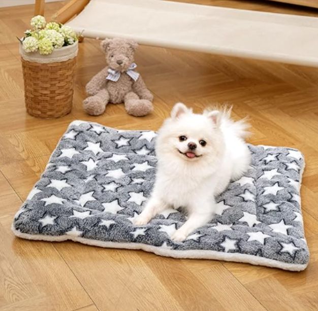 Alfombrilla Suave Mascota Perro Gato Manta Acolchada 58x39cm
