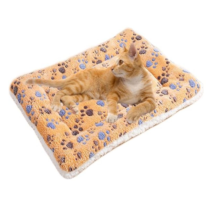 GENERICO - Alfombrilla Suave Mascota Perro Gato Manta Acolchada 58x39cm