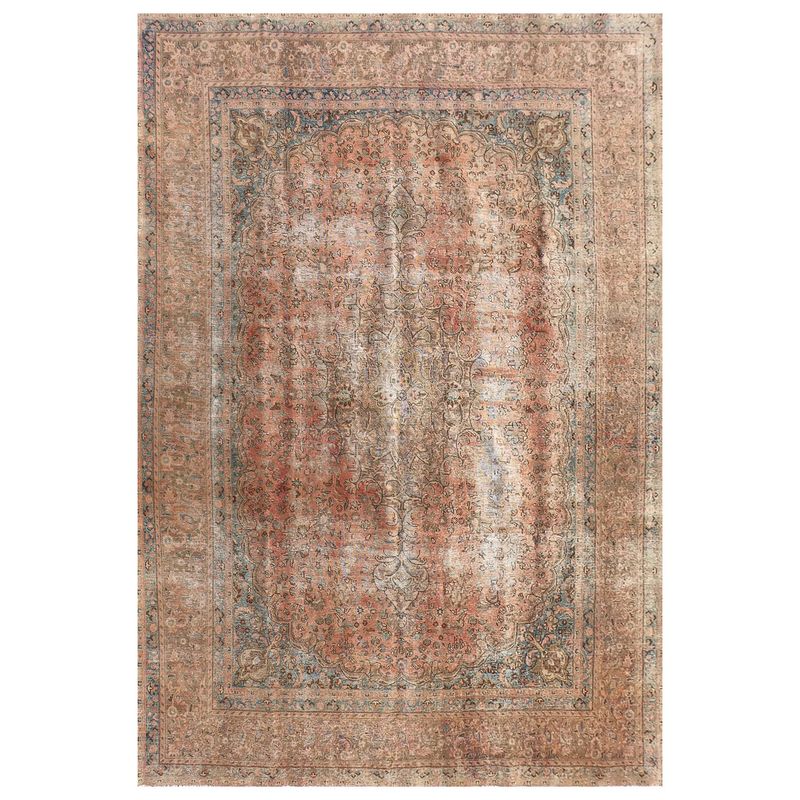 CONSORCIO PERSA - Alfombra Persa Vintage de Lana de 3.80 x 2.80 mts., AA742