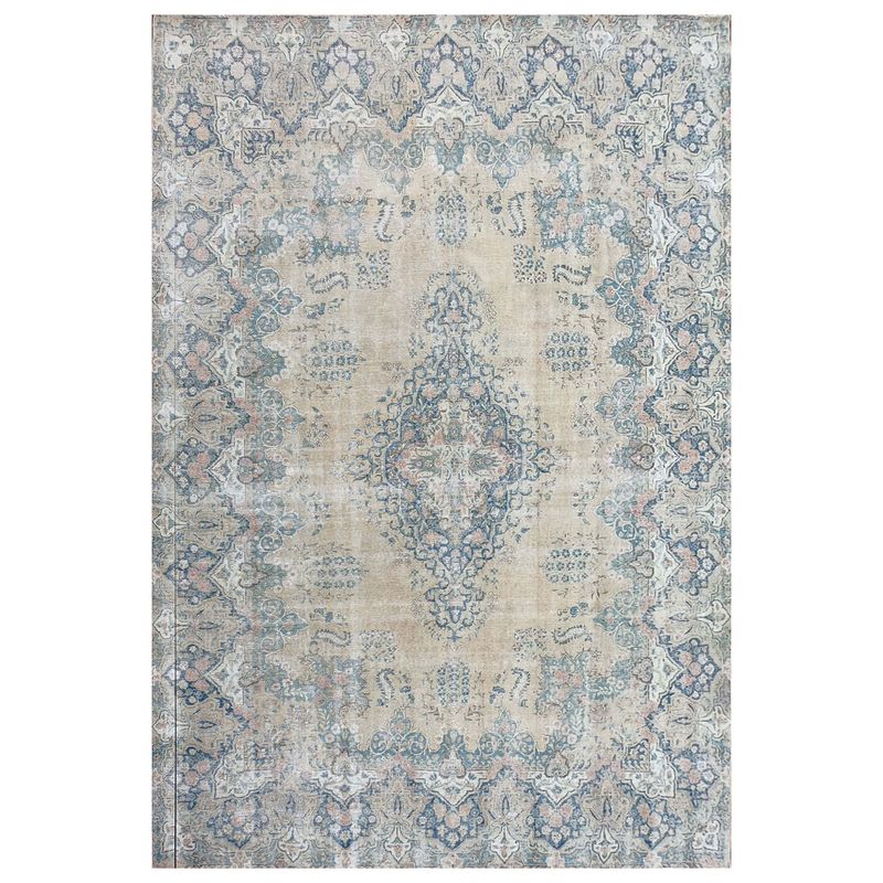 CONSORCIO PERSA - Alfombra Persa Royal Vintage de Lana de 3.90 x 2.90 mts., AA919