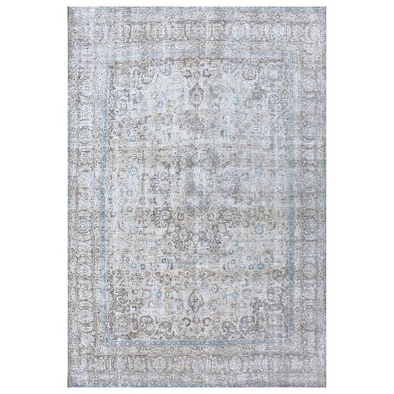 CONSORCIO PERSA - Alfombra Persa Vintage de Lana de 3.70 x 2.90 mts., AA901
