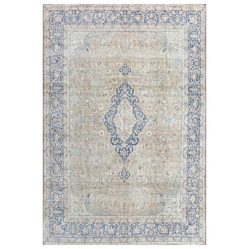 CONSORCIO PERSA - Alfombra Persa Royal Vintage de Lana de 4.00 x 2.90 mts., AA925