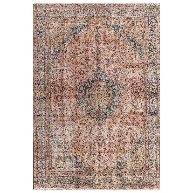 CONSORCIO PERSA - Alfombra Persa Vintage de Lana de 3.80 x 2.70 mts., AA740