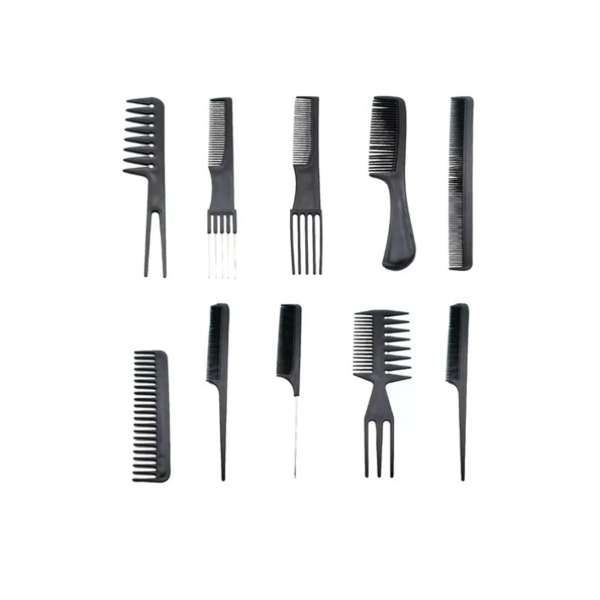 OFERTABKN - Peine Peluqueria Kit Profesional Barberia Estilista 10 Pzs