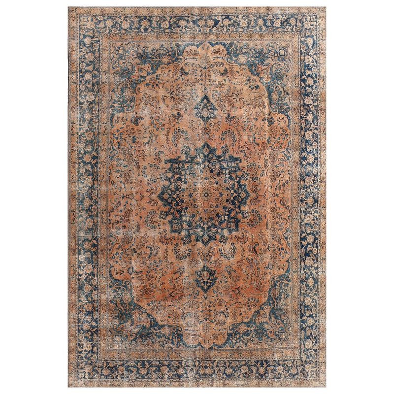 CONSORCIO PERSA - Alfombra Persa Vintage de Lana de 4.00 x 2.90 mts., AA757
