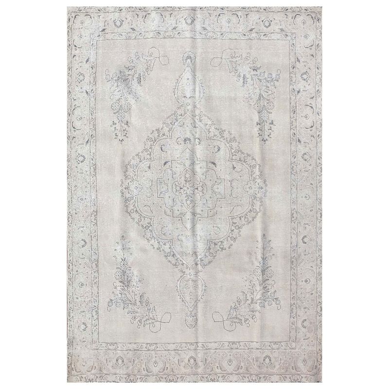 CONSORCIO PERSA - Alfombra Persa Vintage de Lana de 3.70 x 2.90 mts., AA738