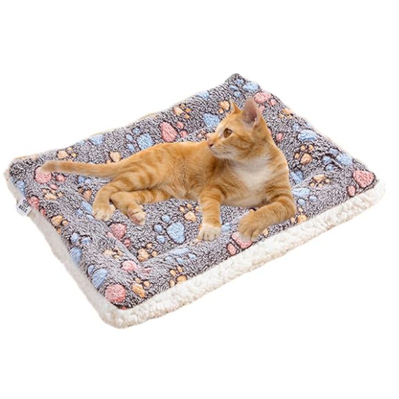 GENERICO - Alfombrilla Suave Mascota Perro Gato Manta Acolchada 58x39cm