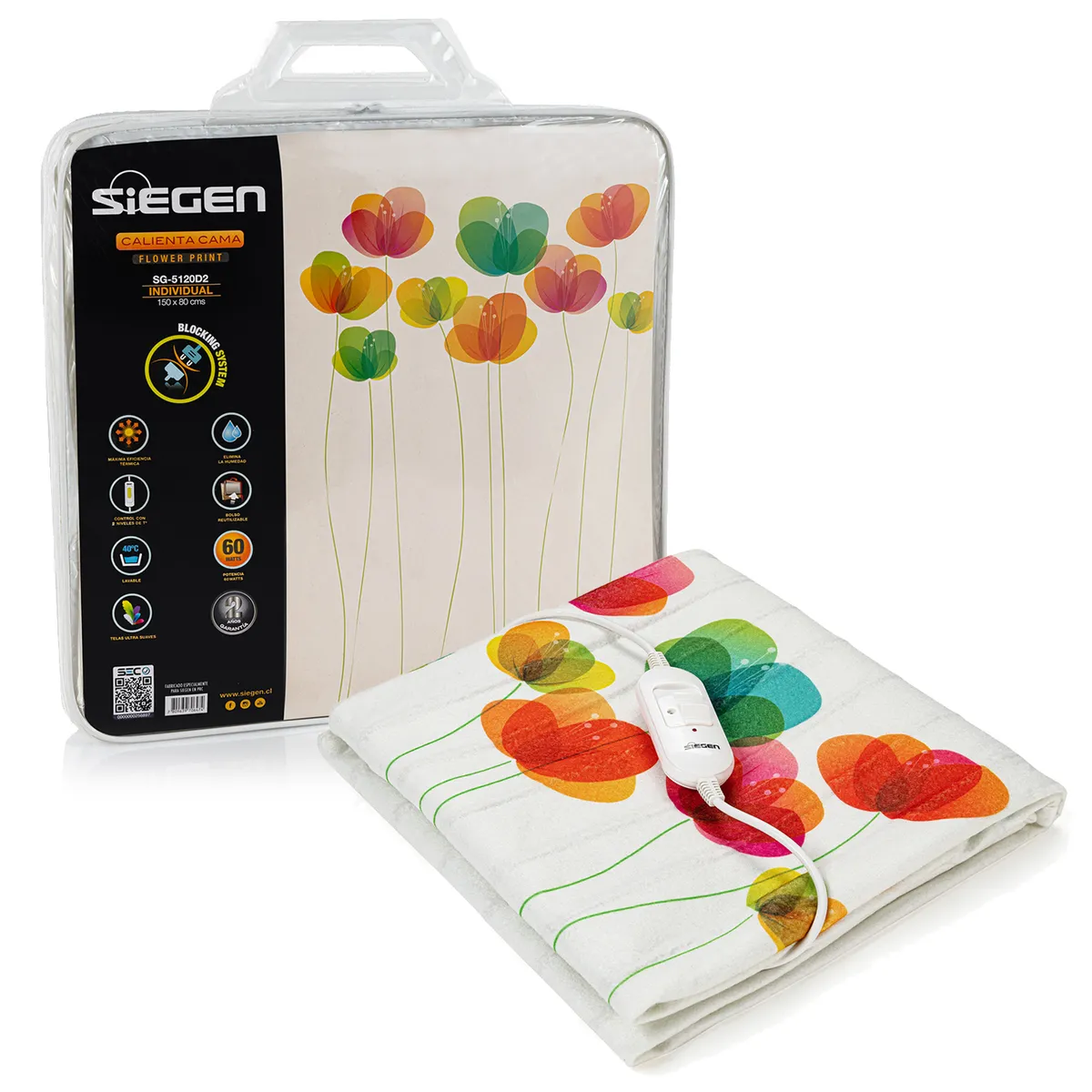 SIEGEN - Calientacama Individual SG-5120D2