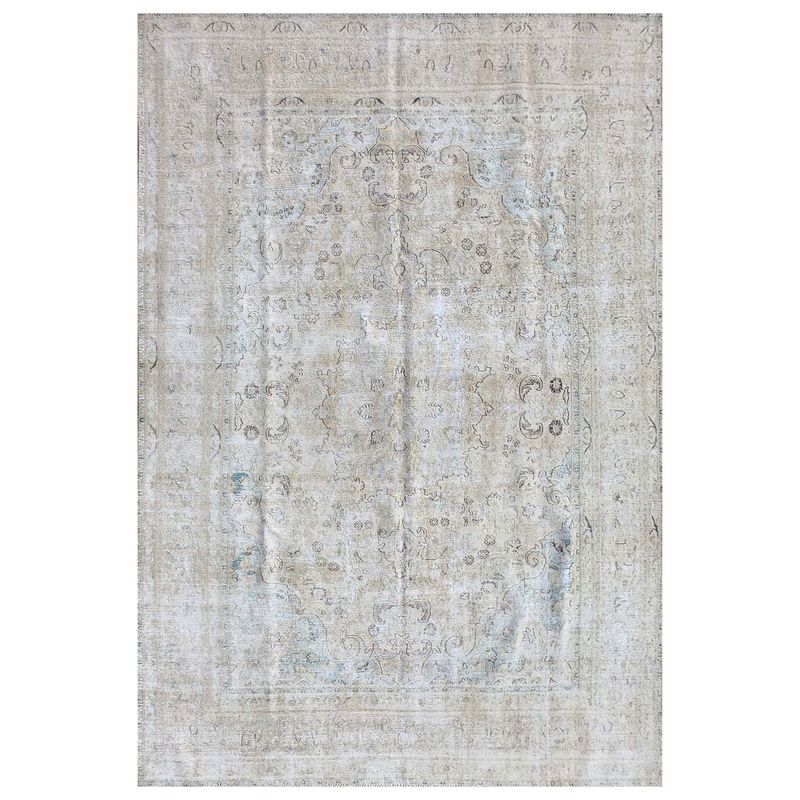 CONSORCIO PERSA - Alfombra Persa Vintage de Lana de 3.70 x 2.90 mts., AA737