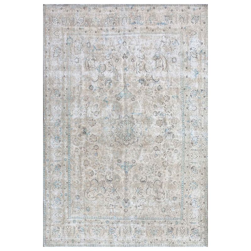 CONSORCIO PERSA - Alfombra Persa Vintage de Lana de 3.70 x 2.90 mts., AA904