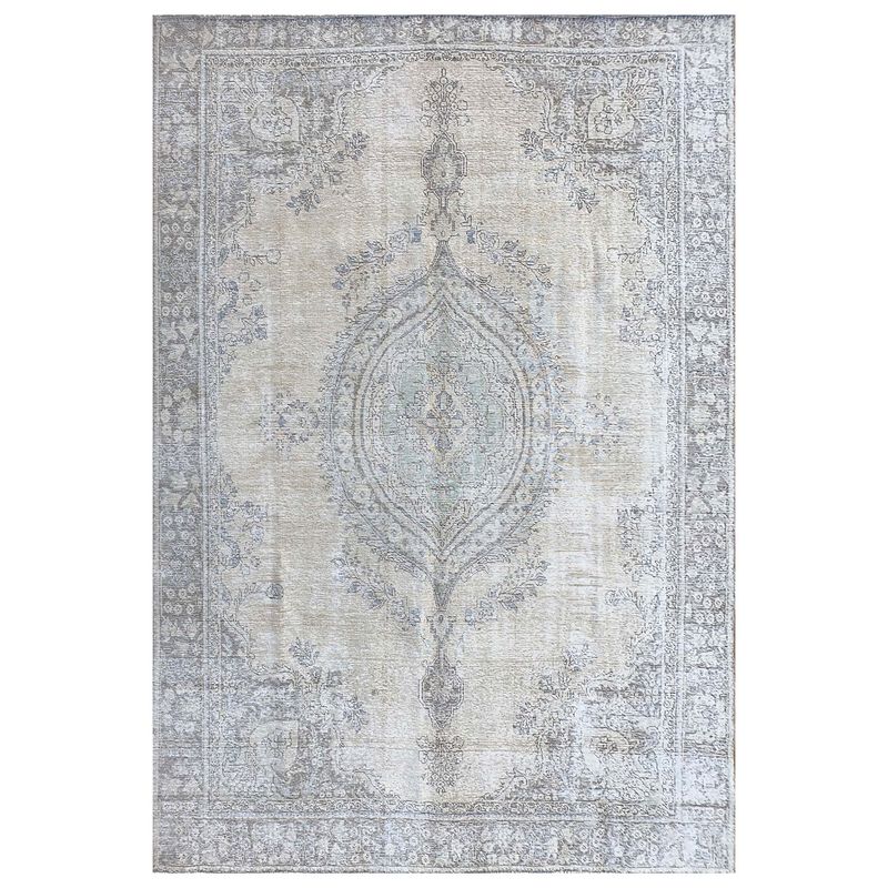 CONSORCIO PERSA - Alfombra Persa Vintage de Lana de 3.50 x 2.80 mts., AA895